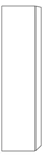 SA Hochschrank links 3way (UM164) 1700x400x199 Eiche-Natural-Touch – Bild 2