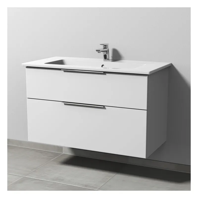 SA Set Keramik-Waschtisch 3way (UM324) 591x955x477 Weiß-Soft