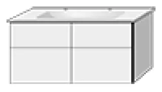 SA Set Keramik-WT 3way (UM483) 582x1170x460 Weiß-Soft