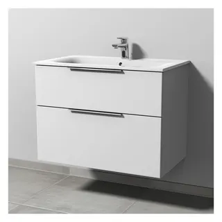 SA Waschtischunterbau mit Auszügen 3way (UM687) 582x785x472 Weiß-Soft