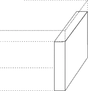 SA Konsolenplatte vertikal 2morrow (WT581) 340x85x520 Eiche-Tabak