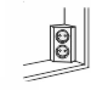 SA Doppelsteckdose (ZB260) 130x75x75 Weiß – Bild 2