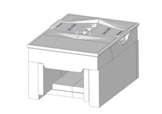 Brennkammer SH20/30 mit Schutzwall Schamott,Isolierteile,Dichtschnur,Rost