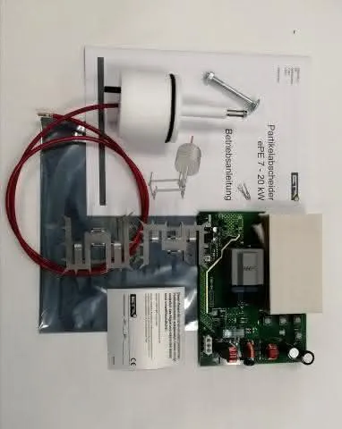 Elektrost. Partikelabscheider ePE 7-20kW zum Einbau in den Kessel