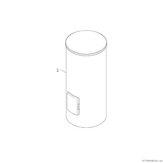 BOSCH bodensteh. Systemspeicher STORA W 300-5 KP 1 B, 1495x670, 300 L, silber – Bild 2