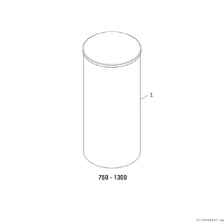 BOSCH Pufferspeicher STORA B 1300-6 M1 B 2295x1030, 1258 L, silber – Bild 2