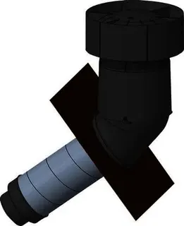 BOSCH Zubehör Wohnungslüftung DDF-S160 Dachdurchführung Schrägdach für DN160