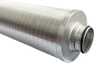 BOSCH Zubehör Wohnungslüftung SDF100-2 Schalldämpfer, flexibel, 500 mm