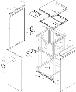 BOSCH Solewärmepumpe CS7800iLW 8 1180x600x600, 8 kW, Glasfront – Bild 2