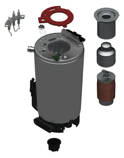 BOSCH Ersatzteil TTNR: 87186482810 Wärmeblock