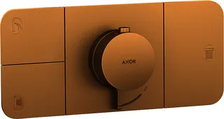 Hansgrohe Thermostat UP Axor One Fertigset 3 Verbraucher BGO – Bild 2