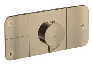 Hansgrohe Thermostat UP Axor One Fertigset 3 Verbraucher BN