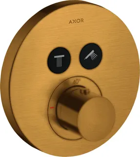 Hansgrohe Thermostat UP Axor ShowerSelect Fertigset 2 Verbraucher rund BGO