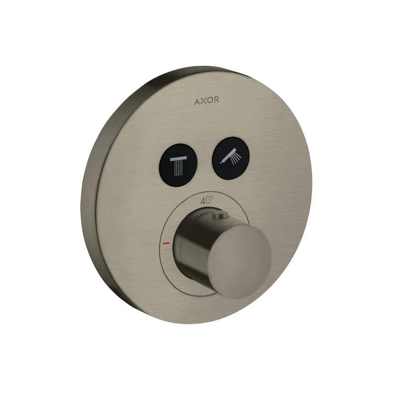 Hansgrohe Thermostat UP Axor ShowerSelect Fertigset 2 Verbraucher rund BSO