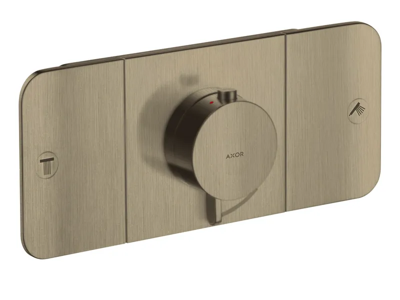 HG Thermostat UP Axor One Fertigset 2 Verbraucher BN