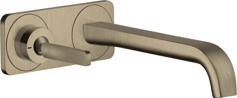 Hansgrohe Waschtischmischer UP Axor Citterio E F-Set BN mit Platte
