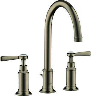 HG 3-Loch Waschtischarmatur 180 Axor Montreux Standmodell Hebelgriff BN