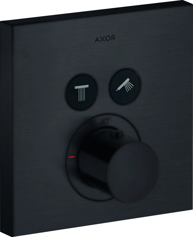 Hansgrohe Thermostat UP Axor ShowerSelect Fertigset 2 Verbraucher quadratisch BBC