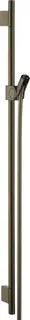 Hansgrohe Brausenstange Axor Uno brushed nickel mit Schlauch – Bild 2