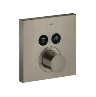 Hansgrohe Thermostat UP Axor ShowerSelect Fertigset 2 Verbraucher quadratisch BSO – Bild 2