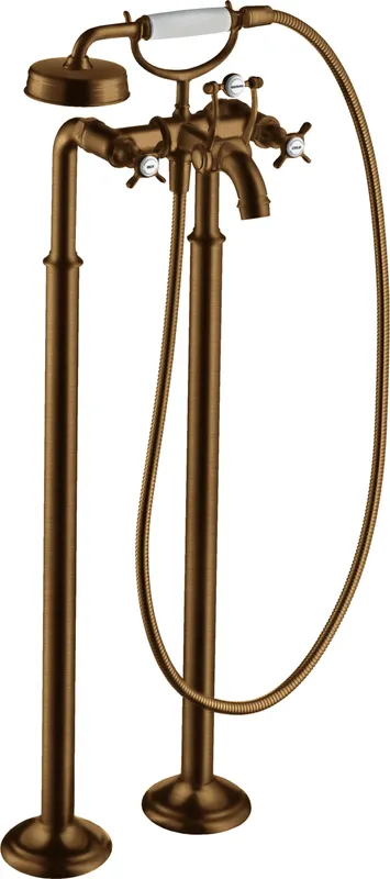 Hansgrohe Zweigriff Wannenarmatur Axor Montreux Fertigset BBR zur Bodenmontage