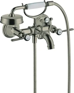 Hansgrohe Zweigriff Wannenarmatur Aufputz Axor Montreux Hebelgriff BSO – Bild 2