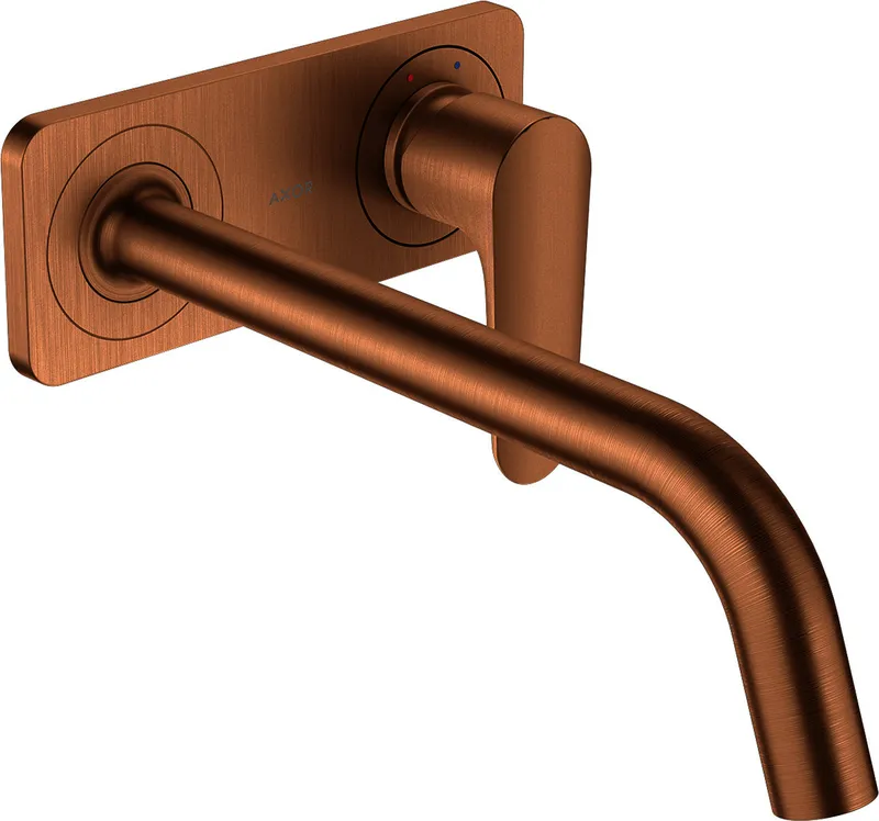 Hansgrohe Waschtischmischer UP Axor Citterio M F-Set BBR langer Auslauf mit Platte