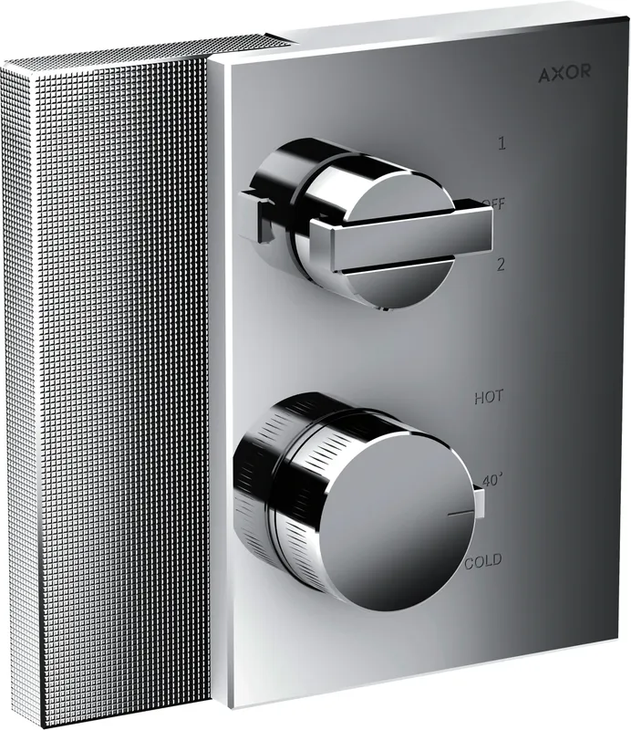 Hansgrohe Thermostat UP Axor Edge F-Set Diamantschliff chr.m.Absperr-u.Umstellv.