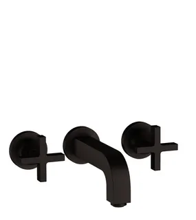 Hansgrohe 3-Loch Waschtischarm.Axor Citterio Wand Fertigset kurz BBC m.Kreuzgriffen – Bild 2