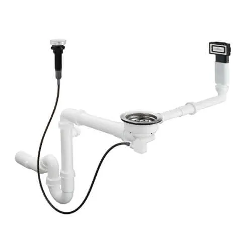 Hansgrohe Automatische Ab- und Überlaufgarnitur Einzelbecken Granit D16-11