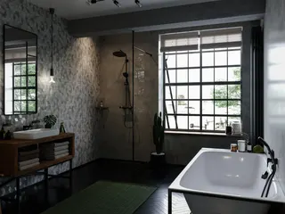Hansgrohe Showerpipe Croma Select S 280 EcoSmart mit Raindance Handbrause BBC – Bild 3