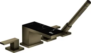 Hansgrohe 4-Loch Wannenarmatur Axor MyEdition FS o.Platte BN Wannenrandmontage – Bild 2