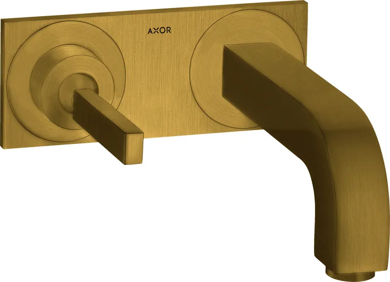 Hansgrohe Waschtischmischer UP Axor Citterio F-Set BB kurzer Auslauf mit Platte