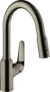 Hansgrohe Spültischmischer 180 Focus M42 Ausziehbrause 2jet sBox edelstahl-optik – Bild 2