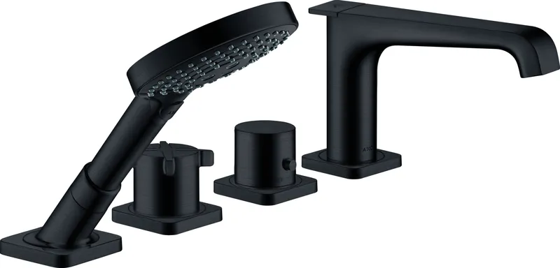 Hansgrohe 4-Loch Wannenarmatur Axor Citterio E BBC Fliesenrand mit Thermostat