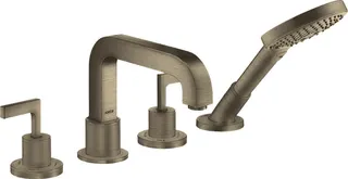 Hansgrohe 4-Loch Wannenarmatur Axor Citterio F-Set f.Fliesenrand BN mit Hebelgriff