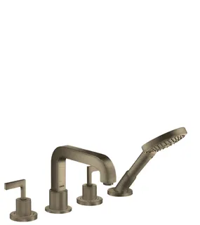 Hansgrohe 4-Loch Wannenarmatur Axor Citterio F-Set f.Fliesenrand BN mit Hebelgriff – Bild 2
