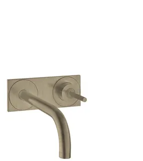 Hansgrohe Waschtischmischer UP Axor Uno BN mit Auslauf 160mm u.Platte – Bild 2