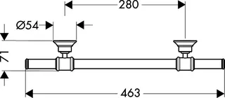 Hansgrohe Haltegriff Axor Montreux BB – Bild 3