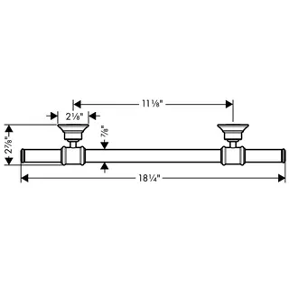 Hansgrohe Haltegriff Axor Montreux BB – Bild 4