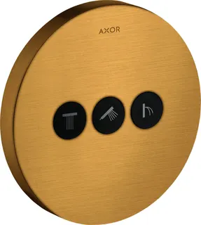 Hansgrohe Absperrventil UP Axor ShowerSelect Fertigset 3 Verbraucher rund BGO – Bild 1