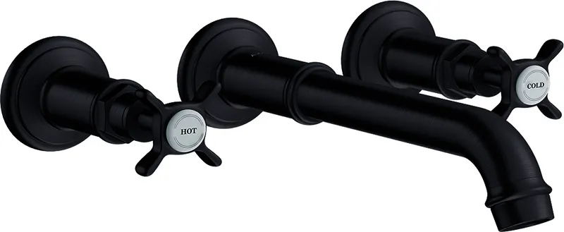 Hansgrohe 3-Loch Waschtischarmatur Axor Montreux Wand Fertigset BBC