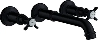 Hansgrohe 3-Loch Waschtischarmatur Axor Montreux Wand Fertigset BBC