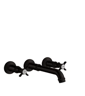 Hansgrohe 3-Loch Waschtischarmatur Axor Montreux Wand Fertigset BBC – Bild 2