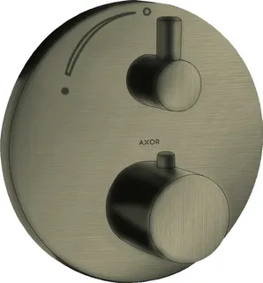 Hansgrohe Thermostatmischer UP Axor Uno F-Set BN mit Absperrventil