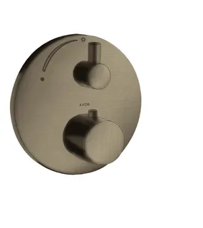 Hansgrohe Thermostatmischer UP Axor Uno F-Set BN mit Absperrventil – Bild 2