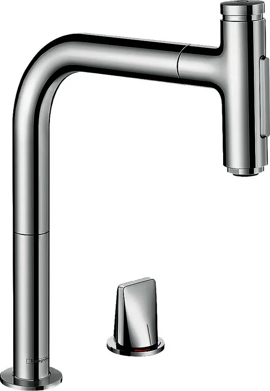 Hansgrohe 2-Loch SPTM 200 Metris Select M71 Ausziehbrause 2jet chrom