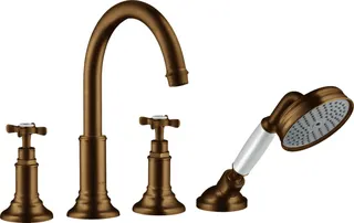 Hansgrohe 4-Loch Wannenarmatur Axor Montreux F-Set f.Wannenrand BBR m.Kreuzgriffen – Bild 2
