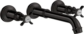 Hansgrohe 3-Loch Waschtischarmatur Axor Montreux Wand Fertigset PBC