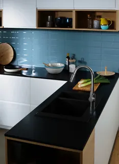 Hansgrohe Einbauspüle 180x450 S510-F635 graphitschwarz – Bild 4